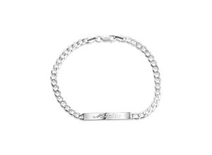 4006046398459 - Zeeme Basic Armband 925 - Sterling Silber 19cm Glänzend (Ausführung OHNE Gravur)