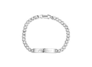 4006046398480 - Zeeme Basic Armband 925 - Sterling Silber 20cm Glänzend (Ausführung OHNE Gravur)