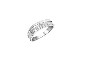 4006046399746 - Zeeme Basic Ring 925 - Sterling Silber rhodiniert Zirkonia