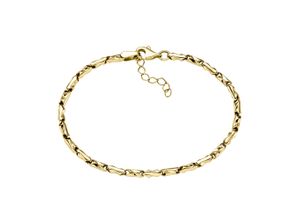 4006046401678 - Armband VIVANCE 375 - Gelbgold glanz Armbänder Gr 19cm Gold gelb Damen Armbänder