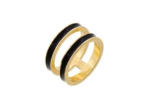 4006046405195 - Fashionbox Ring Messing schwarz Glänzend (Größe 048 (153))