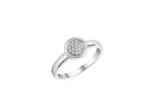 4006046407892 - Fingerring VIVANCE 925-Sterling Silber rhodiniert Zirkonia Fingerringe Gr 056 (178) Silber 925 (Sterlingsilber) weiß Damen Fingerringe