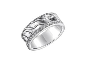 4006046409476 - Fingerring VIVANCE 925-Sterling Silber rhodiniert Zirkonia Fingerringe Gr 052 (166) Silber 925 (Sterlingsilber) weiß (weiß weiß) Damen Fingerringe