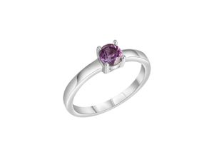 4006046409605 - Fingerring VIVANCE 925-Sterling Silber rhodiniert Amethyst Fingerringe Gr 052 (166) Silber 925 (Sterlingsilber) weiß (weiß lila) Damen Fingerringe