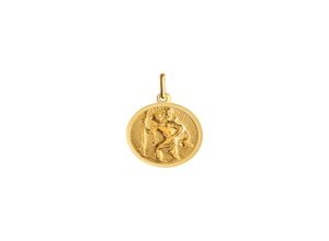 4006046411264 - Ketten-Anhänger VIVANCE 333 - Gelbgold Schmuckanhänger Gr ONE-SIZE Gold 12 g gelb Damen Anhänger