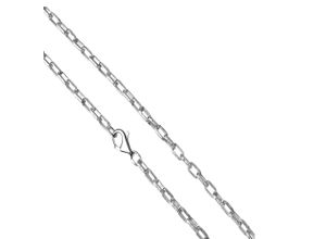 4006046412308 - Collierkettchen VIVANCE 925 - Sterling Silber weiß Gliederkette 50 cm Halsketten Gr 50cm Silber 925 (Sterlingsilber) Länge 50 cm Breite 30 mm weiß Damen Colliers