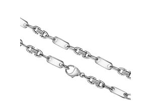 4006046412551 - Collierkettchen VIVANCE 925 - Sterling Silber weiß Fantasiekette 55 cm Halsketten Gr 55cm Silber 925 (Sterlingsilber) Länge 55 cm Breite 60 mm weiß Damen Colliers