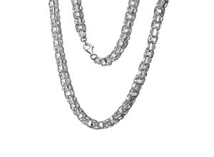 4006046412735 - Collierkettchen VIVANCE 925 - Sterling Silber weiß Käfigkette 50 cm Halsketten Gr 50cm Silber 925 (Sterlingsilber) Länge 50 cm Breite 70 mm weiß Damen Colliers