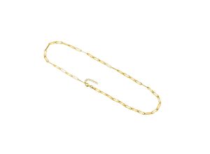 4006046413411 - Collierkettchen VIVANCE 375 - Gelbgold Gliederkette glanz 435 cm Halsketten Gr 435cm Gold Länge 435 cm Breite 35 mm gelb Damen Colliers