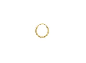 4006046414104 - Paar Creolen VIVANCE 585 - Gelbgold glanz 13mm Ohrringe Gr ONE-SIZE Gold gelb Damen Creolen