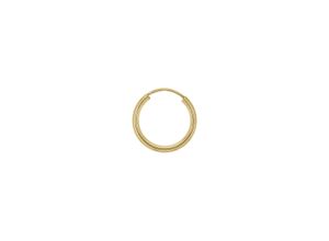 4006046414111 - Paar Creolen VIVANCE 585 - Gelbgold glanz 15mm Ohrringe Gr ONE-SIZE Gold gelb Damen Creolen