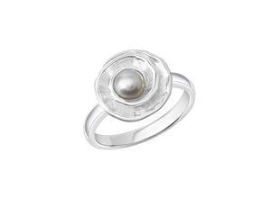 4006046415439 - Silber Ring 925 Silber Süßwasserzuchtperle 925 - Sterling Silber Glänzend (Größe 054 (172))