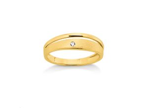 4006046419895 - Fingerring 585 - Gelbgold Brillant Fingerringe Gr 054 (172) 002 ct SI = kleine Einschlüsse Gold gelb (gelb weiß) Damen Fingerringe