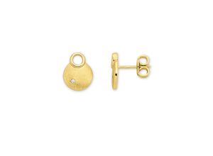 4006046419932 - Paar Ohrstecker 585 - Gelbgold Brillant Ohrringe Gr ONE-SIZE 002 ct SI = kleine Einschlüsse Gold gelb (gelb weiß) Damen Ohrstecker