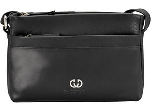 4006053182218 - GERRY WEBER Schultertasche Piacenza Emblem unifarben für Damen schwarz