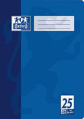 4006144581722 - Schulheft 100050311 Lineatur 25 liniert mit weißem Rand A4 90g blau 16 Blatt 32 Seiten 4006144581722 Oxford 4006144581722 - Schulheft 100050311 Lineatur 25 liniert mit weißem Rand A4 90g blau 16 Blatt 32 Seiten 4006144581722 Oxford
