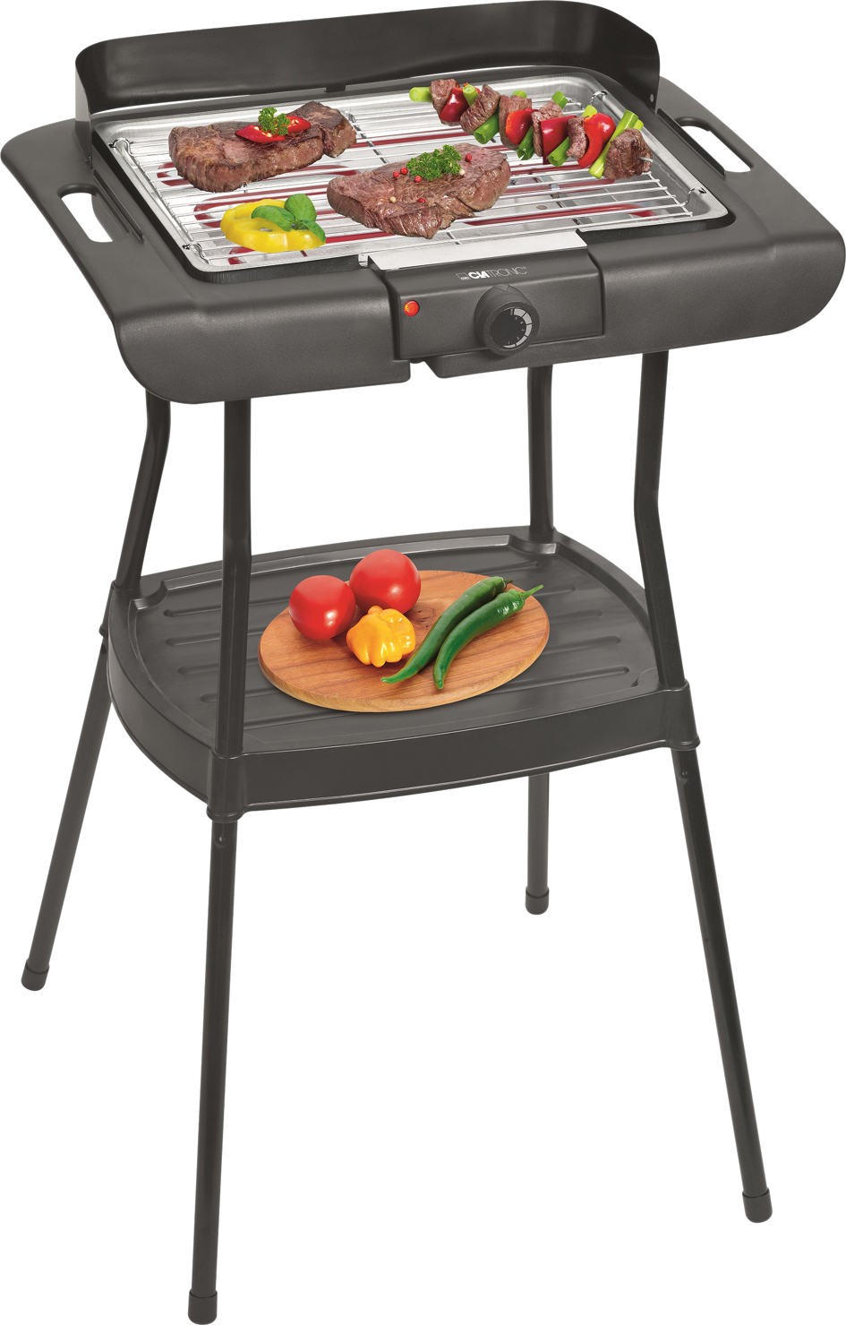 4006160616972 - Standgrill BQS3508 Elektrogrill 2000 Watt bbq Grill Tischgrill - Clatronic