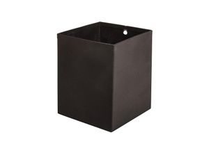 4006166120282 - Metall-Utensilo schwarz 8 x 8 x 10 cm