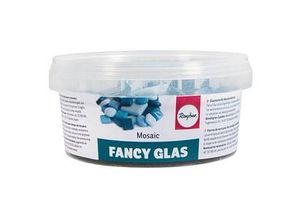 4006166223921 - Mosaiksteine hellblau dunkelblau Fancy Glas Ø 12 cm