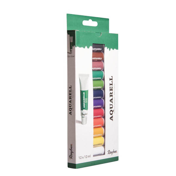 4006166266874 - Künstler-Set Aquarellfarben farbsortiert 12 x 120 ml 1 Pack 144 Milliliter