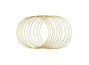 4006166307461 - Metallringe-Set beschichtet gold Ø 200 cm 4006166307461 Rayher