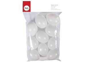 4006166531101 - Plastik-Figuren weiß Eier Ø 60 cm 10 St