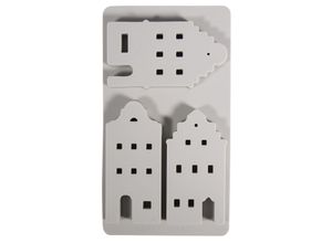 4006166935688 - Gießform Silikon Nordic Häuser grau