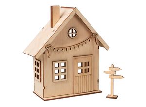 4006166936418 - Holzbausatz Wichtelhaus 135 x 65 x 175 cm 4006166936418 - Holzbausatz Wichtelhaus 135 x 65 x 175 cm