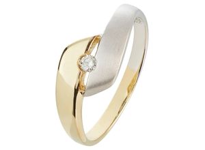 4006175467149 - VANDENBERG Damen Ring 375er Gelb- Weißgold mit Diamant ca 005 Karat gold 56