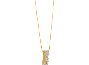 4006175494954 - VANDENBERG Damen Kette mit Anhänger 375er Gelbgold 14 Diamanten zus ca 020 Karat gold