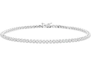 4006175644076 - VANDENBERG Damen Armband 585er Weißgold mit 75 Diamanten zus ca 075 Karat silber