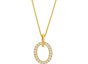 4006175645844 - VANDENBERG Damen Kette mit Anhänger 375er Gold 22 Diamanten zus ca 020 Karat gold 99