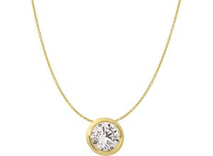 4006175650077 - MONCARA Damen Kette mit Anhänger 585er Weißgold 1 Diamanten zus ca 07 Karat gold