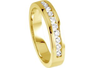 4006175651630 - MONCARA Damen Diamantring 585er Gold mit 10 Diamanten zus ca 025 Karat gold 56