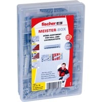 4006209416488 - fischer Dübelset MEISTER-BOX SX-Dübel mit transparentem Deckel ab 2 Stk 132-teilig