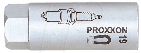 4006274233959 - 1 2 Zündkerzen-Steckschlüsseleinsatz mit Magneteinsatz 19 mm - 23395 - Proxxon