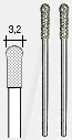 4006274282346 - PROXXON 28234 - Diamantierte Schleifstifte in Kugelform 32 mm 2 Stück