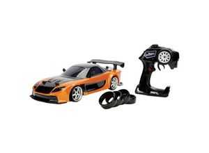 4006333064975 - JADA TOYS 253209001 Fast & Furious RC Drift Mazda RX-7 110 RC Einsteiger Modellauto Elektro Straßenmodell