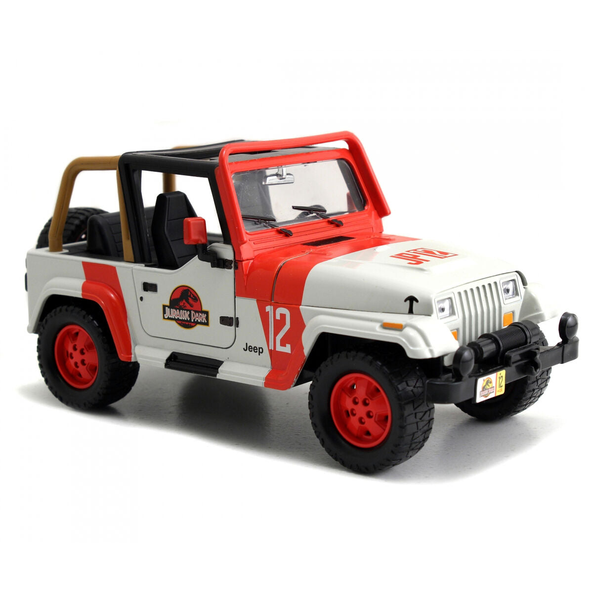 4006333080463 - JADA TOYS Jurassic Park 1992 Jeep Wrangler 124 Modellauto