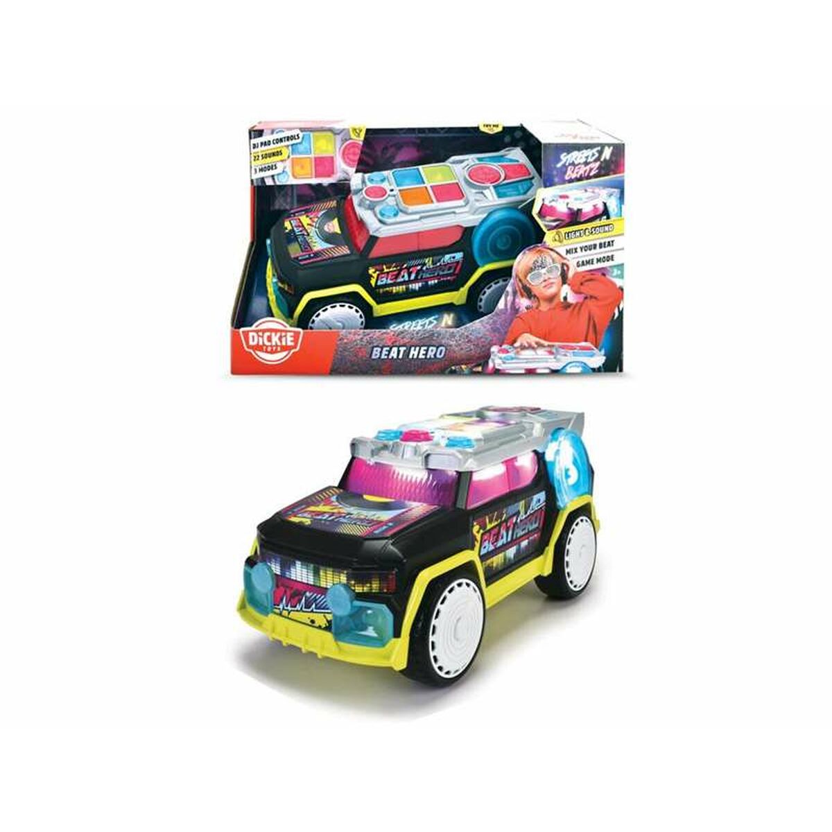 4006333084881 - Spielset Fahrzeuge Streets n Beatz  32 cm