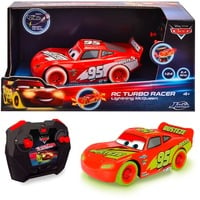 4006333086489 - JADA TOYS 203084035 Cars Glow Racers Lightning McQueen 124 RC Einsteiger Modellauto Elektro Straßenmodell