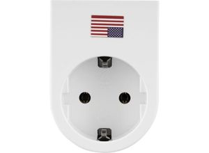 4006341720160 - Reisestecker Traveler usa weiß - REV