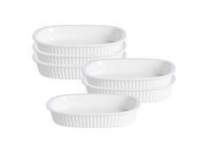 4006344422122 - Auflaufformen Bianco 22 x 16 cm 6er Set 4006344422122 - Auflaufformen Bianco 22 x 16 cm 6er Set