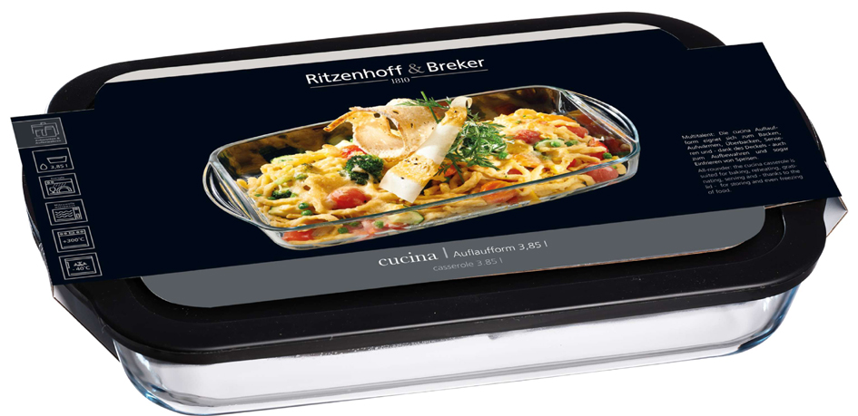 4006344807264 - Flirt by R & B Auflaufform Cucina aus Glas 385 Liter 4006344807264 - Flirt by R & B Auflaufform Cucina aus Glas 385 Liter