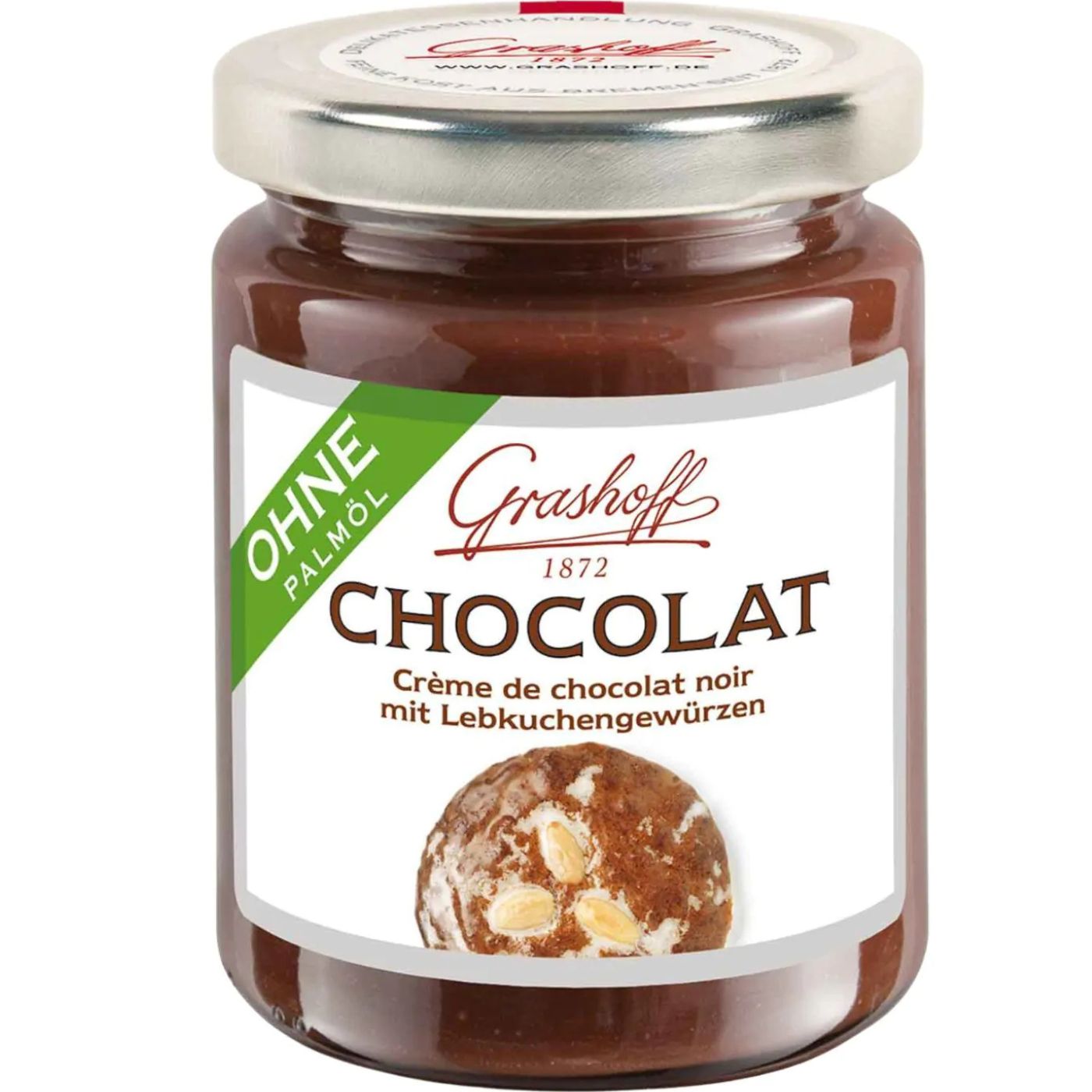 4006375008135 - Schoko-Creme CHOCOLAT mit Lebkuchengewürzen von Grashoff 250g