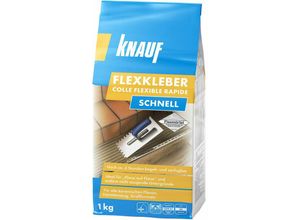 4006379073924 - Flexkleber schnell grau 1 kg Fliesenkleber Flexkleber Flexmörtel - Knauf