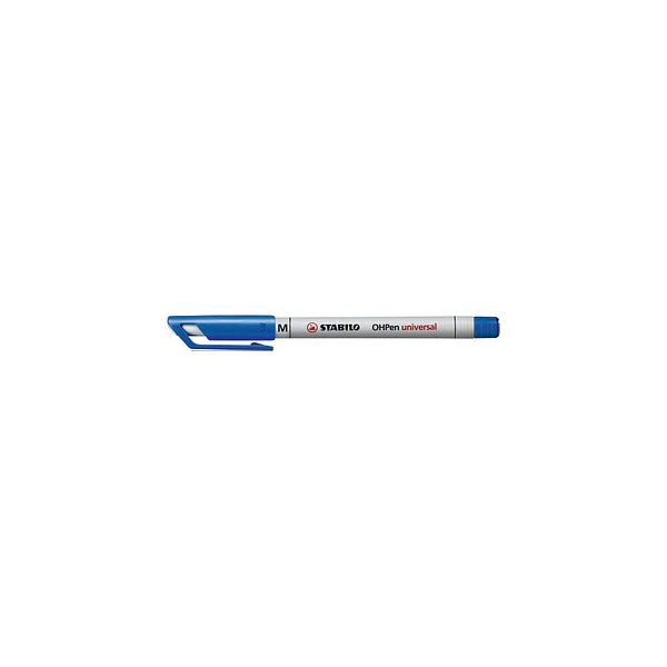 4006381114622 - OHPen universal Folienstifte blau 10 mm non-permanent 4006381114622 STABILO 10 Stück