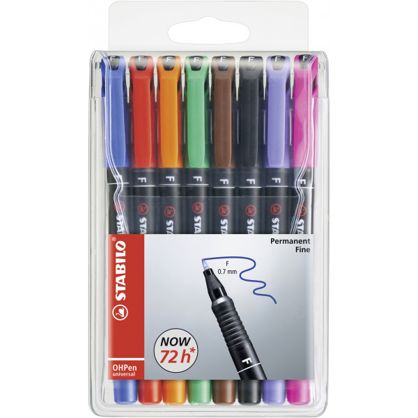 4006381115025 - Folienstift OHPen universal 842 F farbig sortiert 07 mm 8er Etui permanent 4006381115025 8 Stück