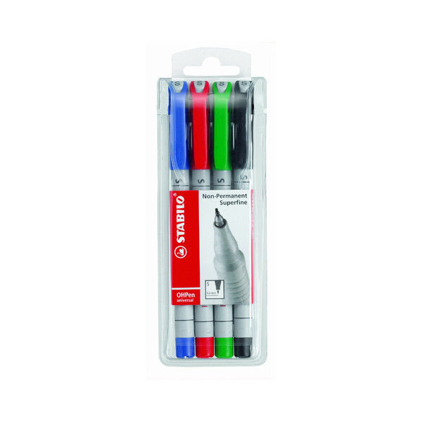 4006381115162 - Folienstift OHPen universal 851 S farbig sortiert 04 mm 4er Etui non-permanent 4006381115162 4 Stück