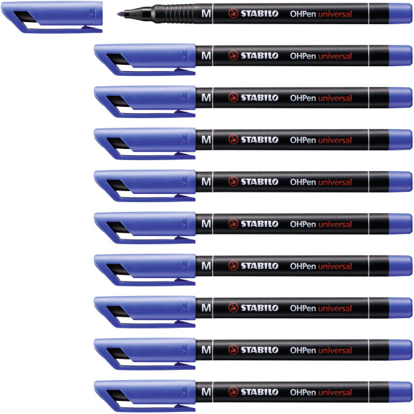 4006381115254 - Folienstift OHPen universal 843 M blau 10 mm permanent 4006381115254 STABILO 843 41